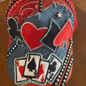 Colorful Playing Card Themed Cap